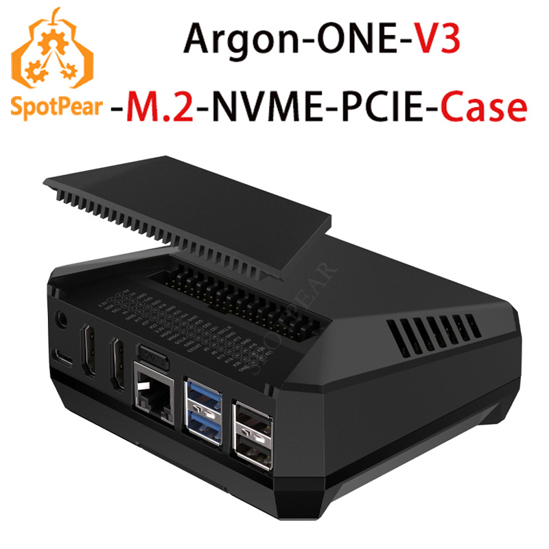 Turing Pi 2 - Argon ONE V3 M.2 NVME-Gehäuse für