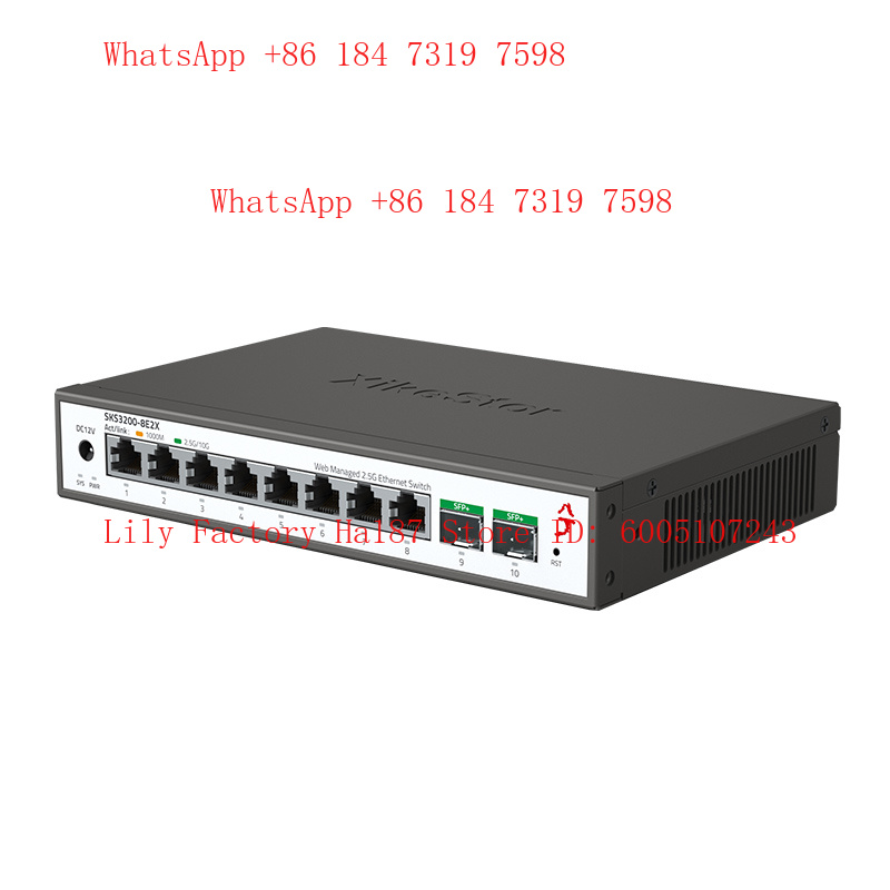 Sfp+ 10G Managed Switch 8 Port - XikeStor 8*2.5G RJ45 2*10G SFP+ Managed