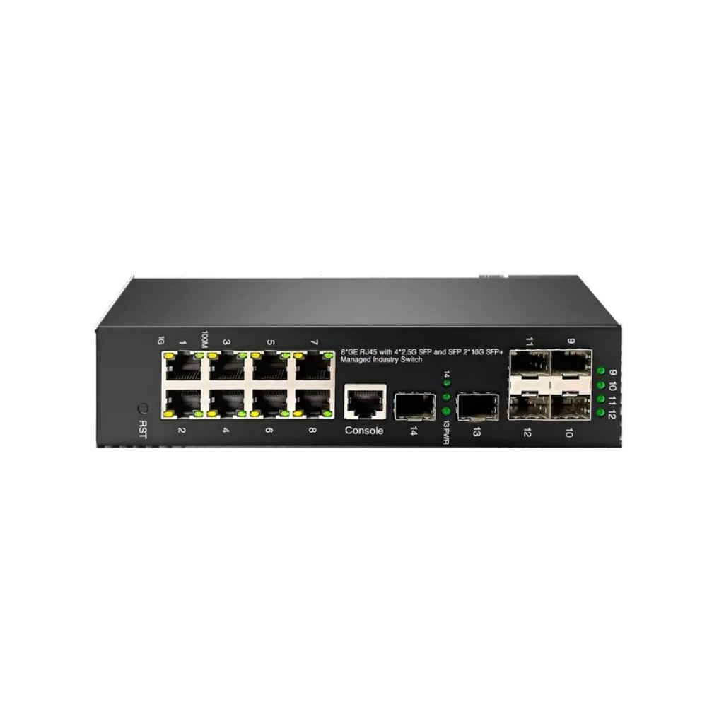 Industrietauglicher 10G Manage – Sfp+ 10G Managed Switch 8 Port Bewertung und Preis